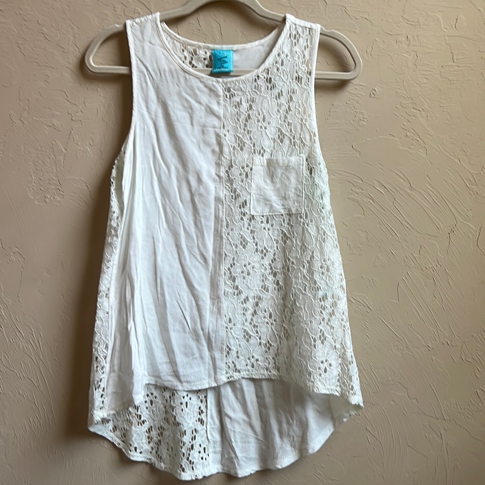 Off white tank top